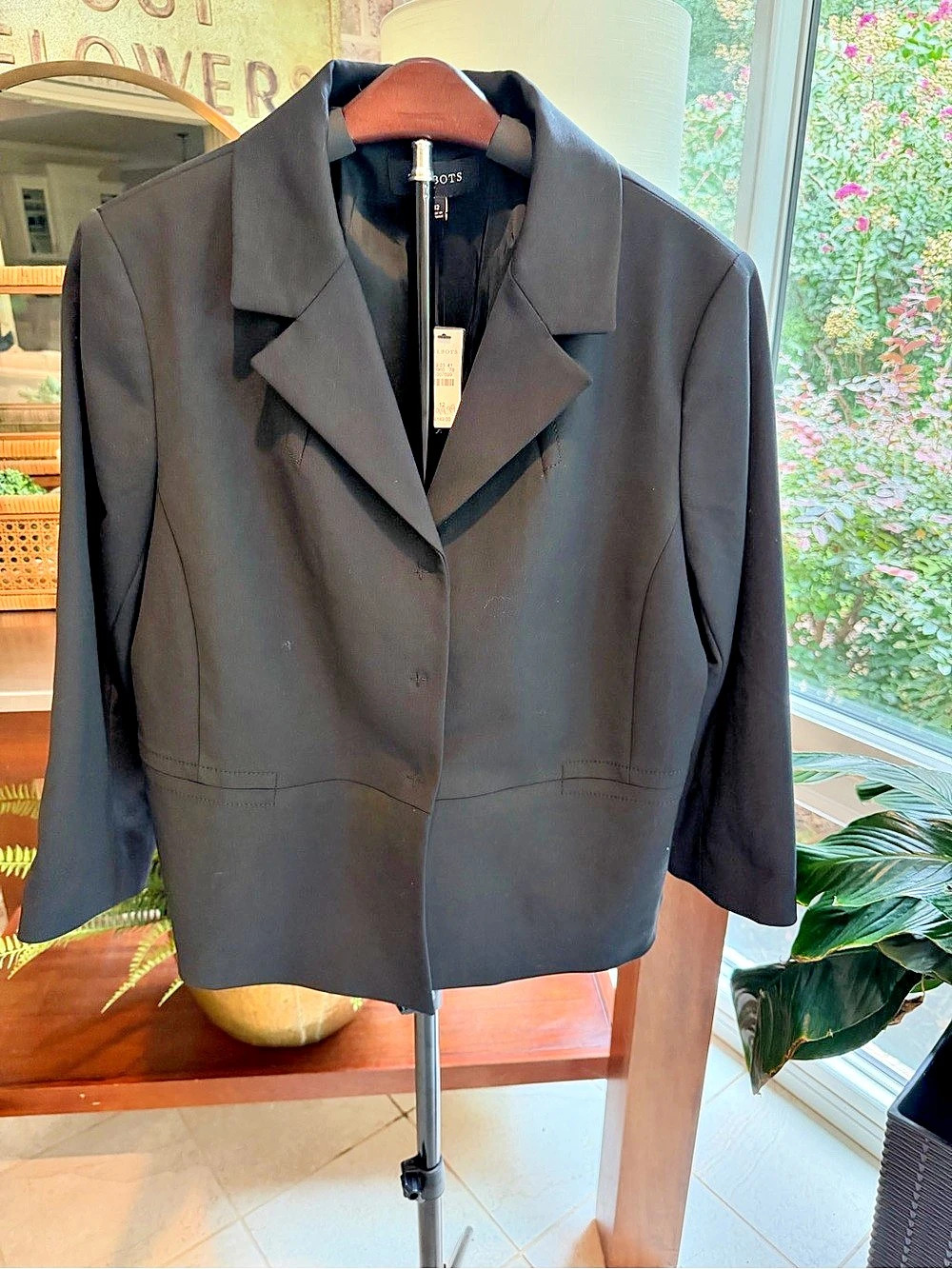 Talbots Women's Blazer Black Size 12 NWT